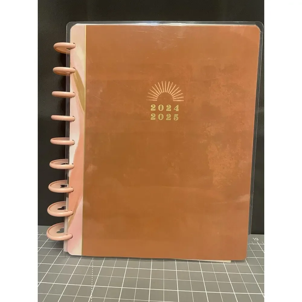 Happy Planner Classic Neutral w/6mo Vertical Checklist Layout & Faith Notebook